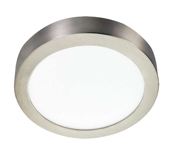 Brightstar Luxton LED Small Ceiling Light - Satin Chrome (18w)