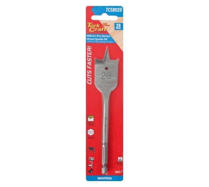 Tork Craft Pro Series Spade Drill Bit (150 x 28mm)