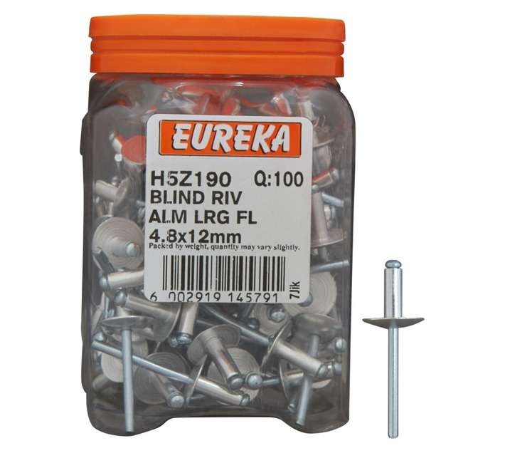 Eureka Large Flange Blind Rivet (4.8 x 12mm)