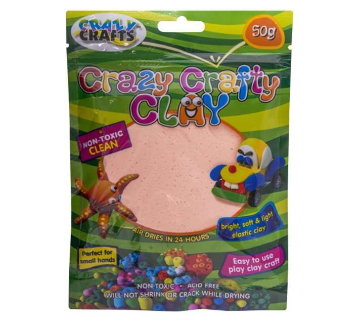 Crazy Crafts C50FL Crafty Clay - Flesh (50g)