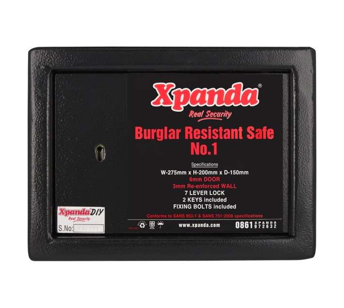 Xpanda Safe Burglar Resistant No1 (275 x 200 x 150mm)
