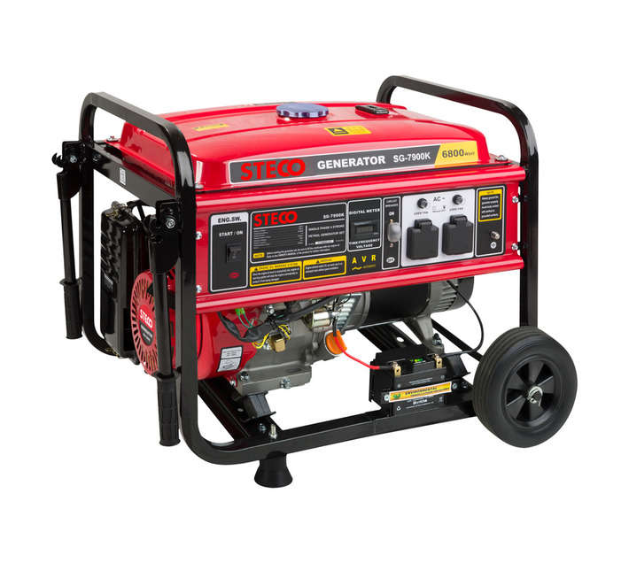 STECO Petrol Generator 7500W Red