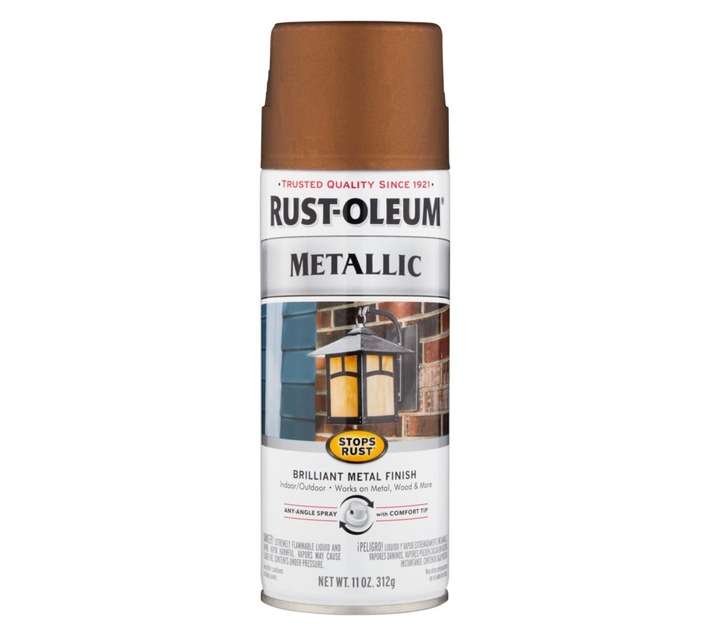Rust-Oleum Spray Paint Stops Rust Metallic - Antique Brass (312g)