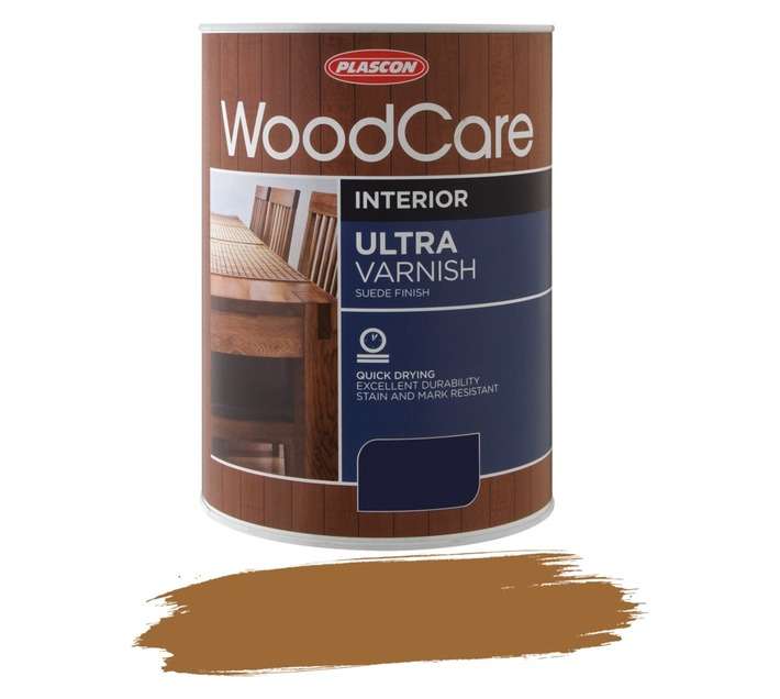 Plascon Woodcare Ultra Varnish - Teak (5L)