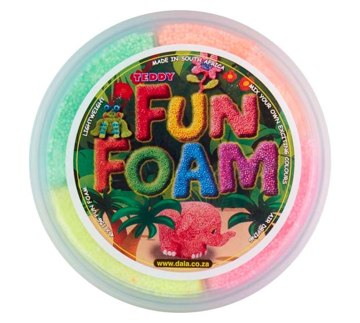 Teddy 4 x Neon Fun Foam