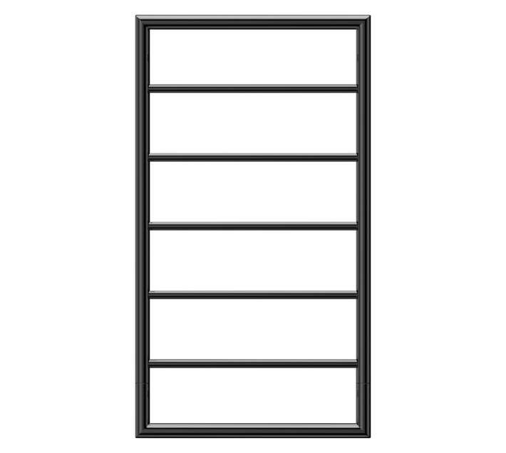 Jeeves ZAT5520GR Spartan Boxx Heated Towel Rail - Black (118 x 520 x 935mm)