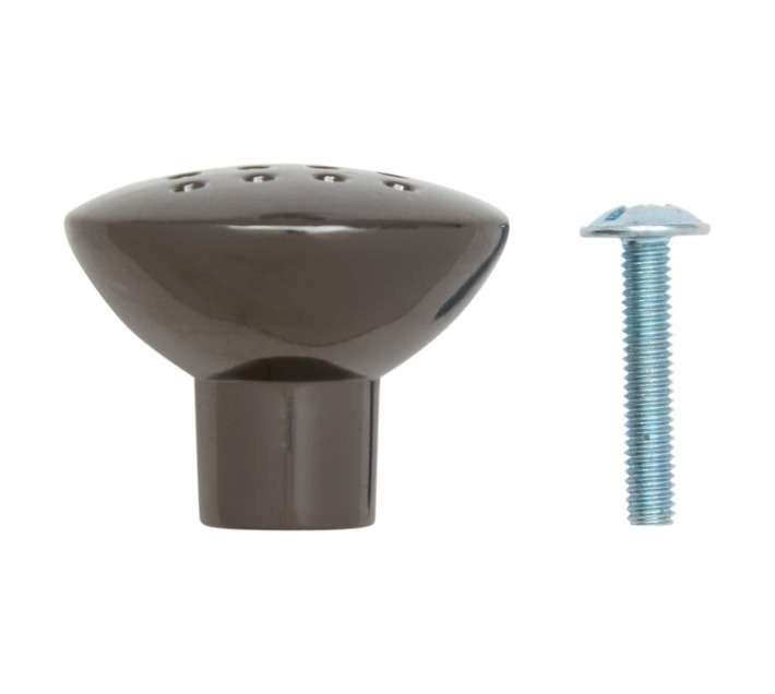 Home and Kitchen Stipple Knob - Black Nickel (34mm)