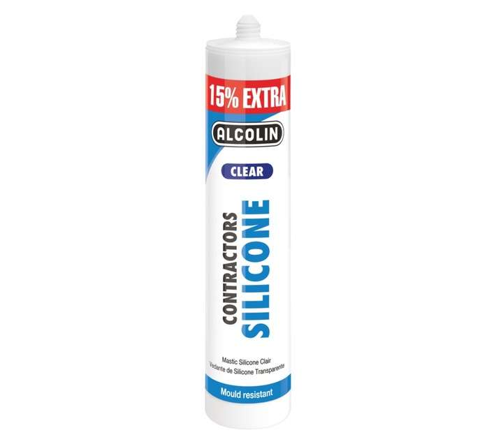 Alcolin Contractors Silicone - Clear (300ml)
