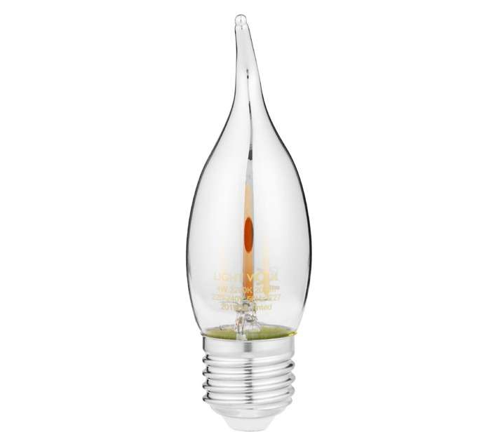 Lightworx E27 Filament Tip LED Bulb - Smokey (4W)