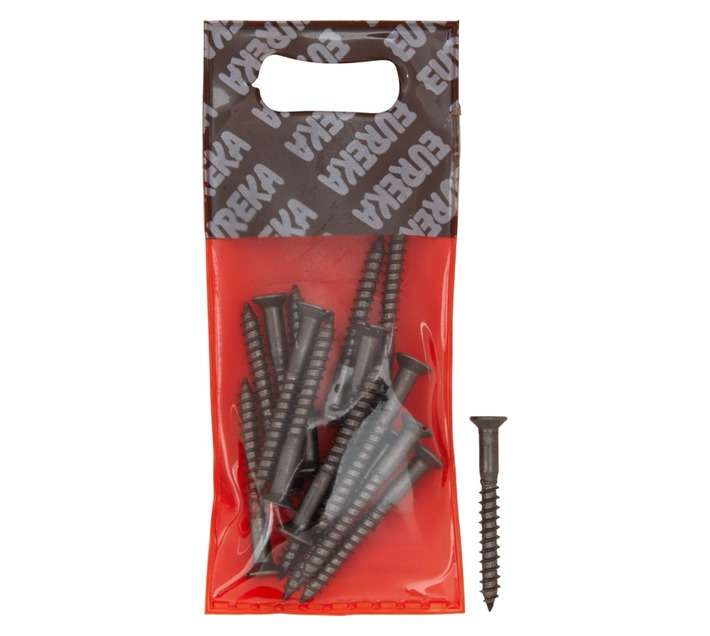 Eureka 1BJ50U 4.5 x 40mm W/Screw Countersunk Steel (16 Pack)