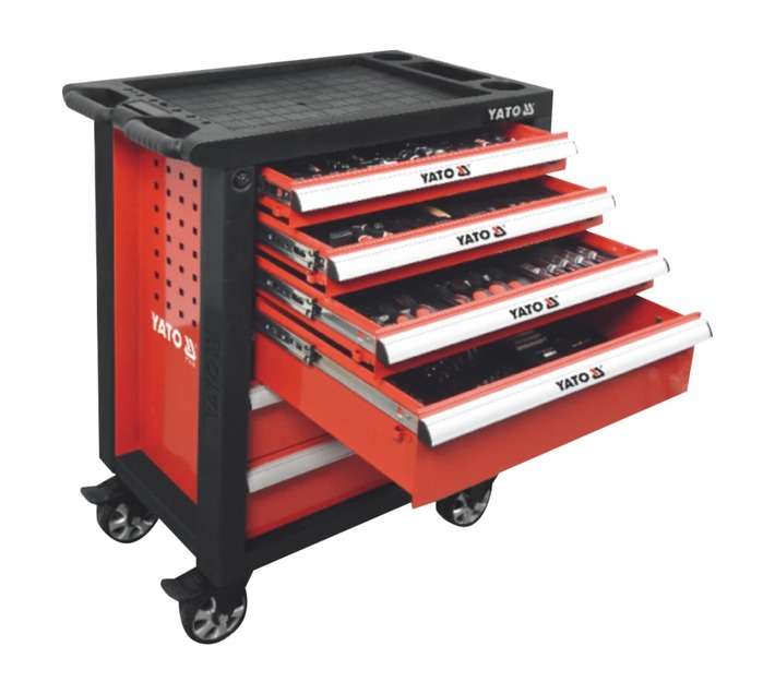 Yato YT-55300 Cabinet Tool Trolley - Red/Black (780 x 480 x 970mm)