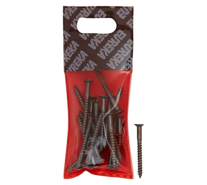 Eureka 1BI50U 4 x 40mm W/Screw Countersunk Steel (20 Pack)
