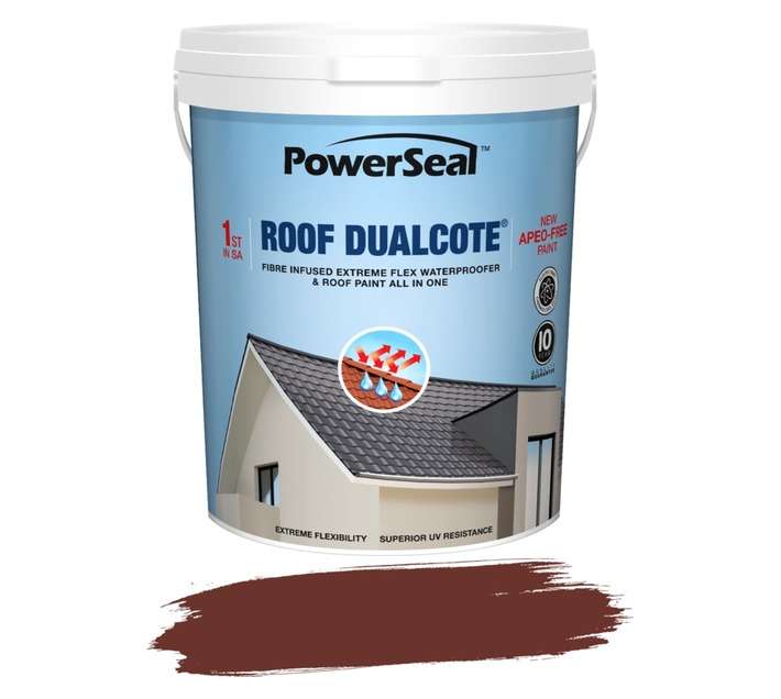 Powerseal Roof Dualcote - Rich Brown (20L)