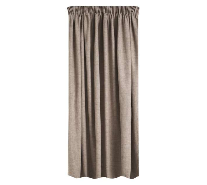 Design House Textured Block Out Taped Curtain - Ta (2300 x 2180mm)