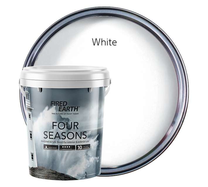 Fired Earth Four Seasons - White (20L)