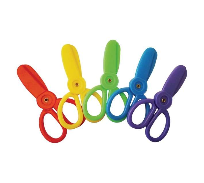 Dala 5 Pack Teddy Children's Plastic Scissors