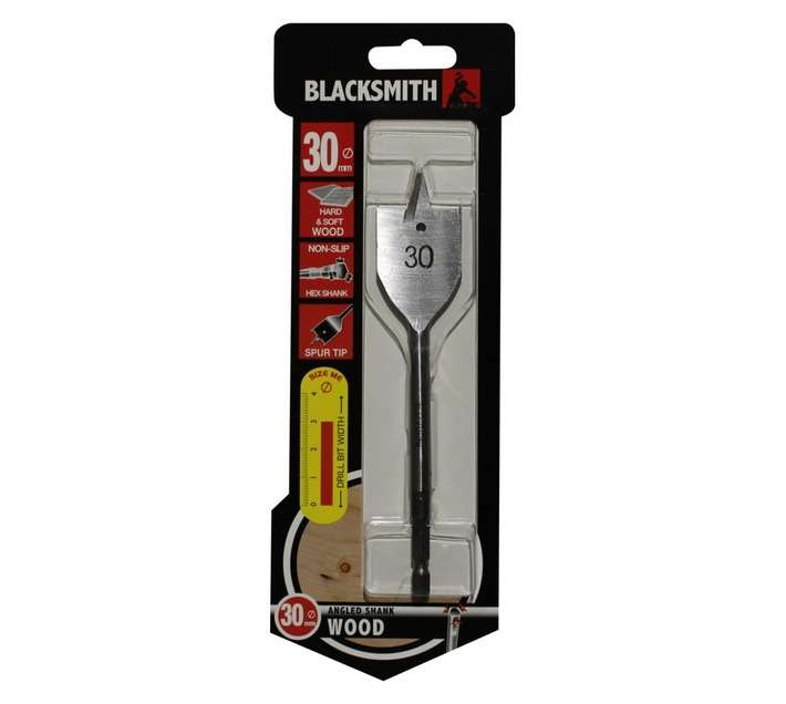 Blacksmith 30mm Flat Wood Drill Bit