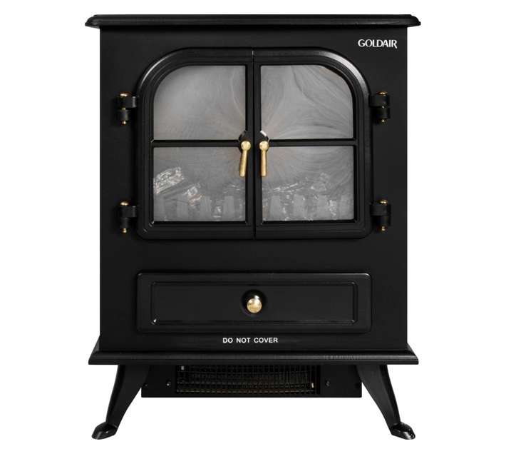 Goldair GEFL-180 Fireplace Heater - Black