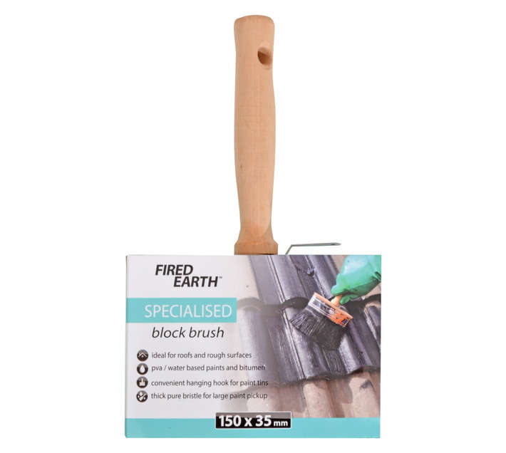 Fired Earth Block Brush (150 x 35mm)