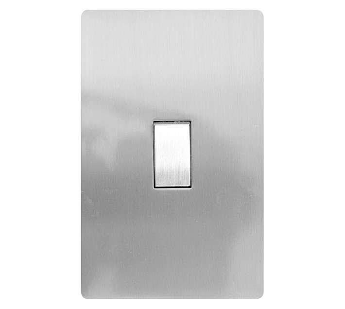 CBI 4x2 Intermediate Switch 1Lever - Silver/meta