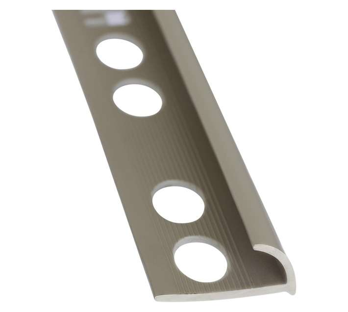 M-Trim PVC Round Edge Trim - Buff (2500 x 12.5mm)