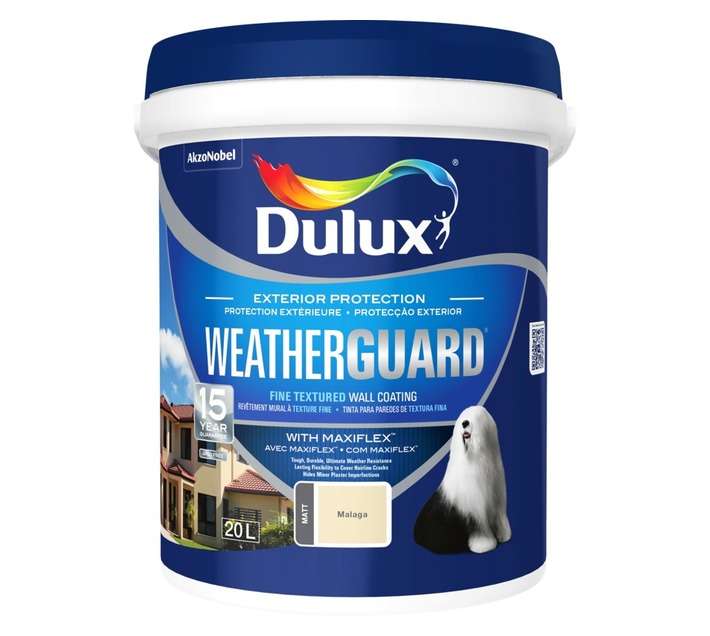 Dulux Weatherguard Fine Textured - Malaga (20L)