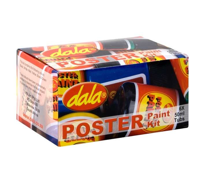 Dala 6 x Poster Paint Kit (50ml)