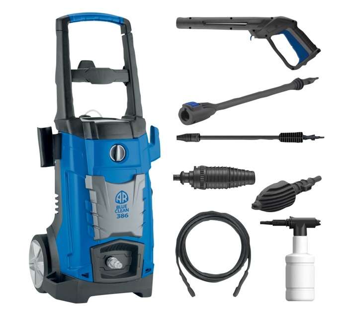 AR Blue Clean MODEL 386 Pressure Washer - Black/Blue (1700W)