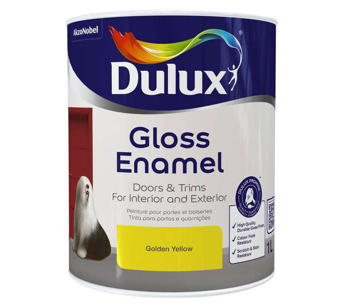 Dulux Gloss Enamel - Golden Yellow (1L)