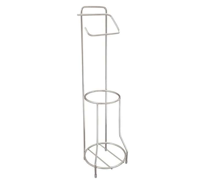 Steelcraft Stainless Steel Toilet Roll Holder Stand (160 x 160 x 605mm)