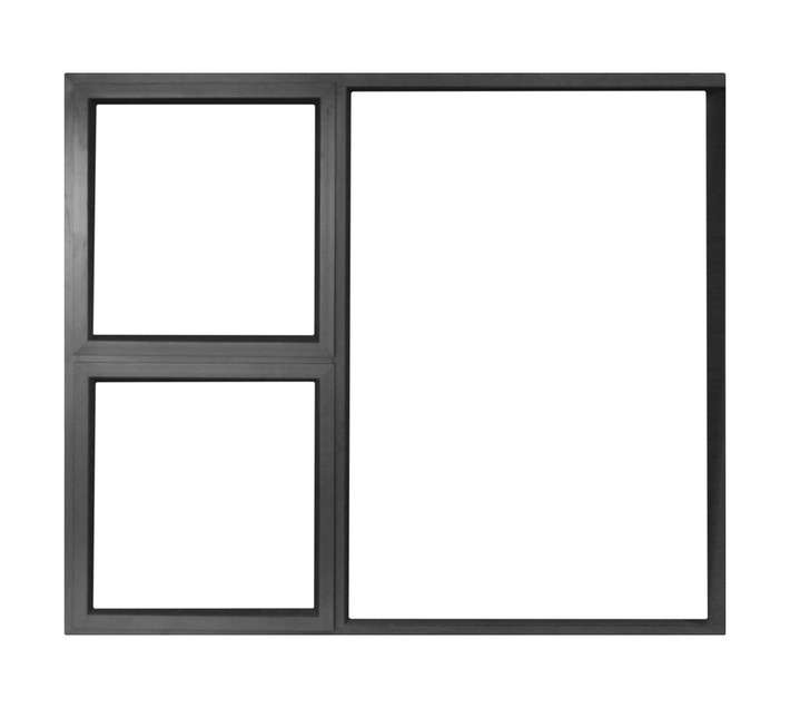 Prestige Top Hung 2v Aluminium Window - Bronze (1500 x 1500mm)
