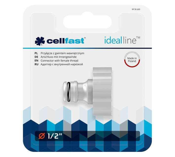 Cellfast CF50-655 Tap Connector Female Thread - Grey (19mm) Blister
