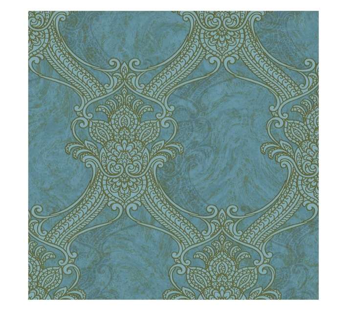 Fired Earth Moroccan Damask Wallpaper (10m x 530mm)