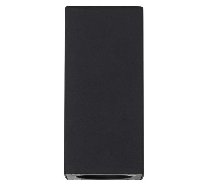 Design House LED Single Square Wall Washer - Black