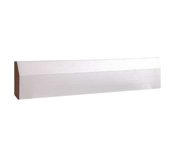 Finishing Touches Chamfer Skirting - White (2700 x 70 x 12mm)