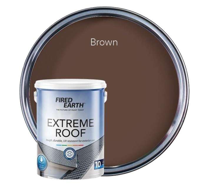 Fired Earth Extreme Roof Acrylic - Brown (5L)