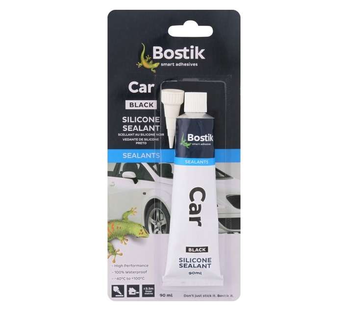 Bostik Car Silicone - Black (90ml)