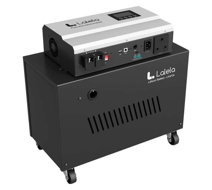 Lalela Lithium Inverter Trolley - Black (600W)