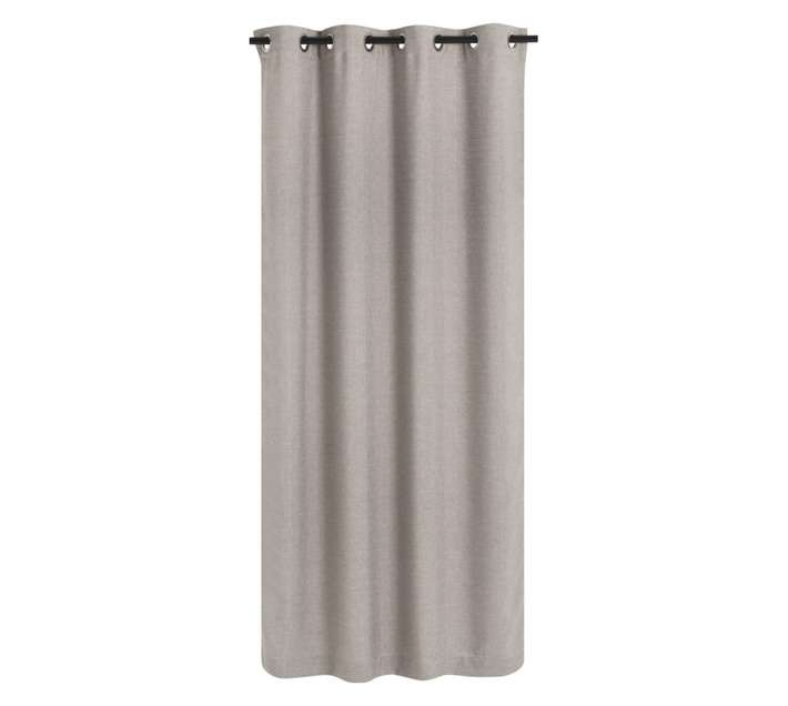 Design House Sublime Eyelet Curtain - Platinum (2300 x 2500mm)