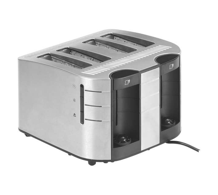 Russell Hobbs 13974 4 Slice Satin Toaster - Silver (1700W)