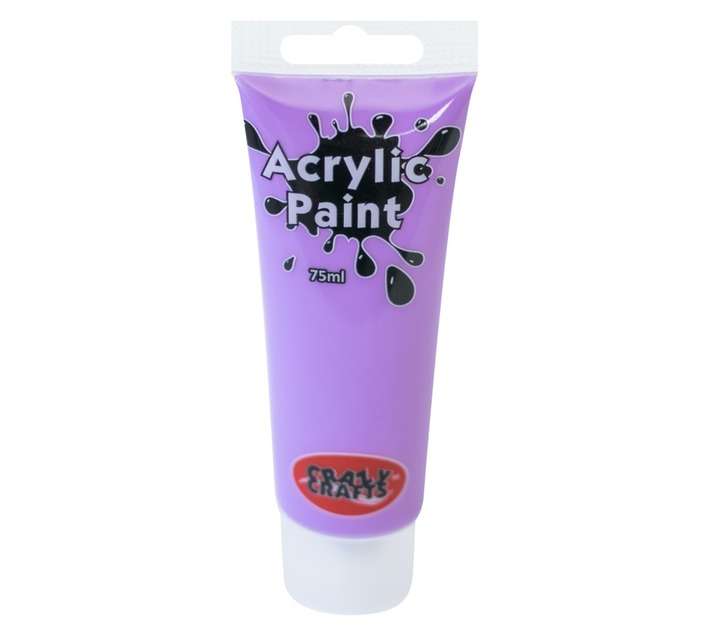 Acrilex Craft Acrylic Paint - Light Purple (75ml)