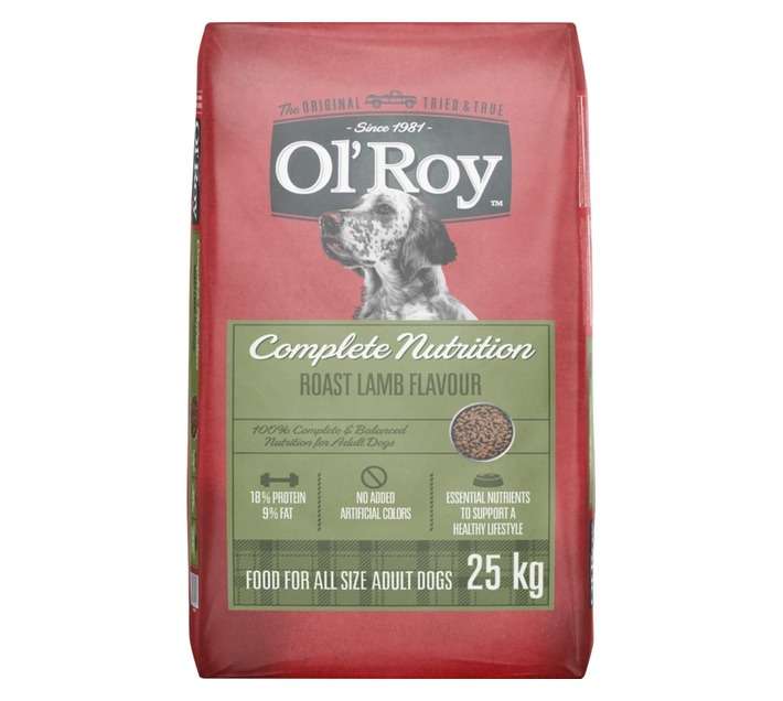 Ol Roy Dog Food Lamb Flavour (25kg)