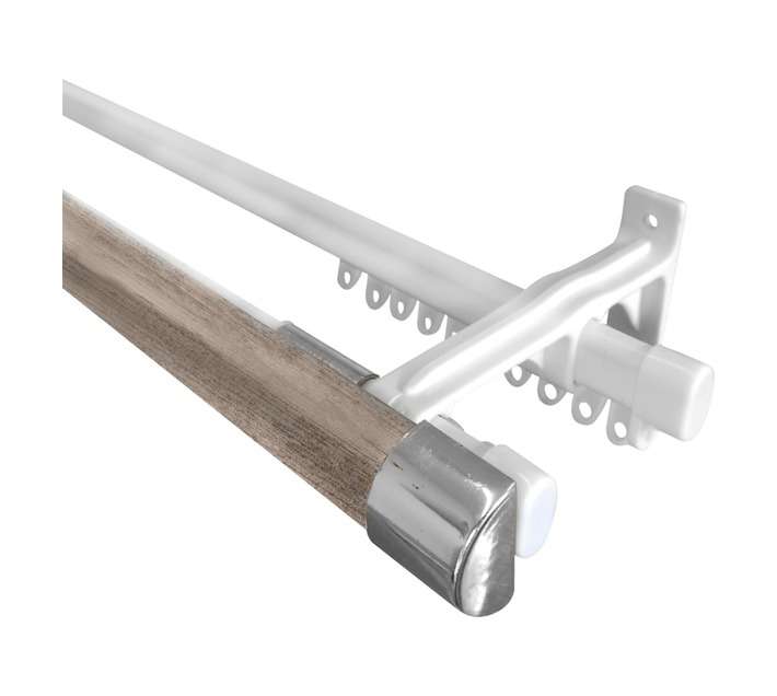 Double Rod and Track - German Silver (33mm x 3m)