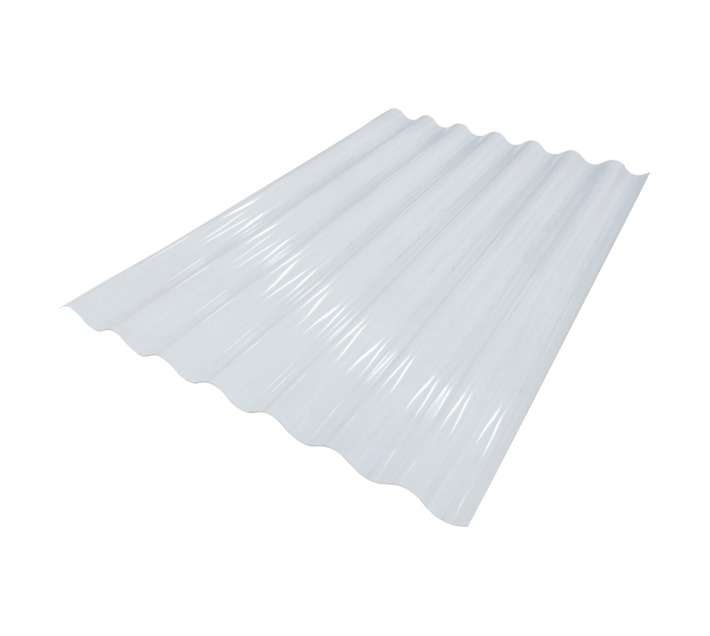 Corrugated 6.5 Polycarb Sheet - Clear (3.6m)