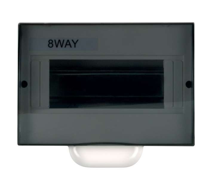 MDB20-SUN-08W-PS-T 8 Way Empty Surface DB Board - White