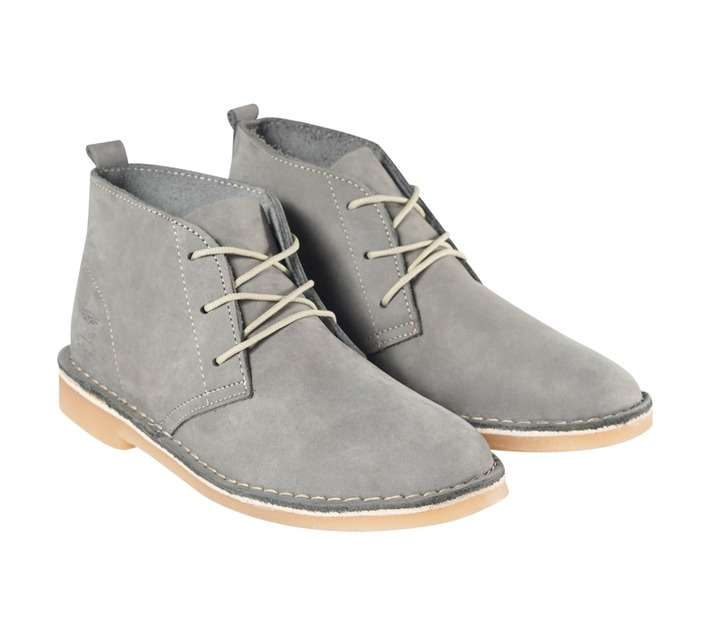 Bata Ladies Nubuck Safari Shoe - Charcoal (Size 4)