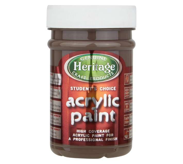Students Choice Acrylic Paint - Morocco Brown (250ml)