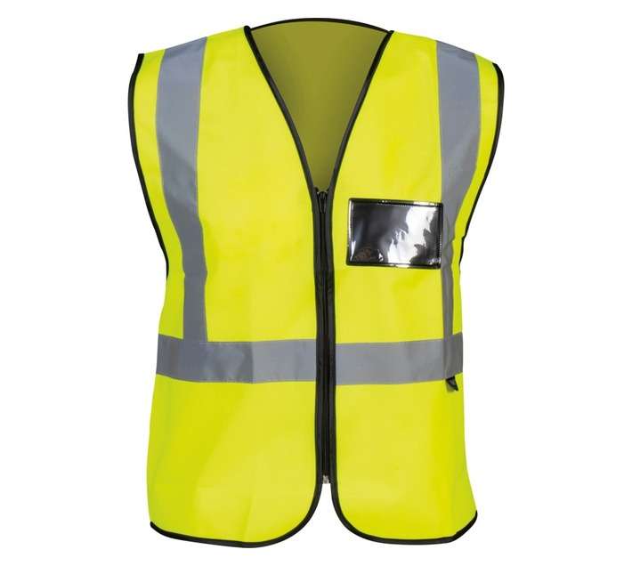 Vest Econo Poly Reflective Tape - Lime and Silver ( large)