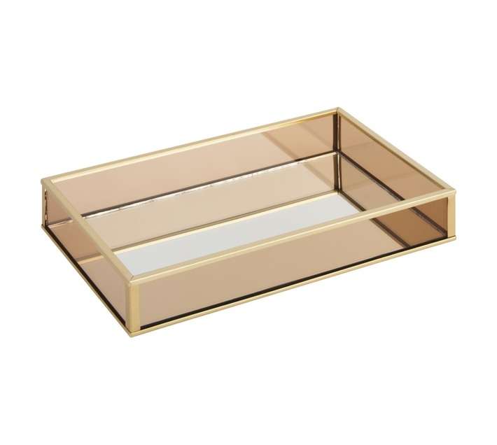 Design House Decorative Metal Tray - Gold