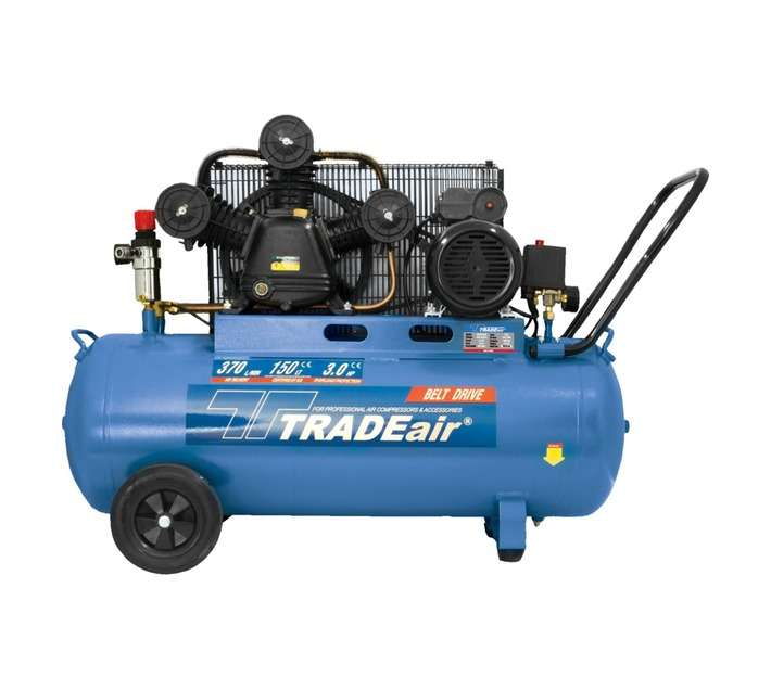 TRADEAIR COMPRESSOR 150LT 3HP BELT W HD